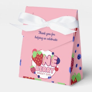 Een Berry Sweet Girl Party Favor Box Bedankdoosjes