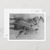 Een beruchte treinreiziger zal "Dixon"-Roberts Briefkaart (Voorkant / Achterkant)