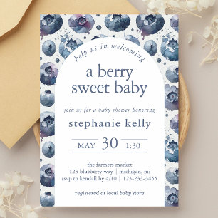 Een besachtig Baby shower Kaart