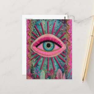 Een beschermend Boos Oog Briefkaart