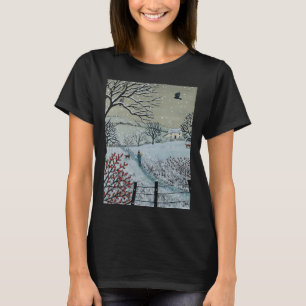 Een besneeuwde wandeling grafisch T-shirt