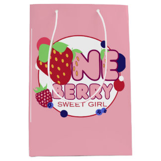 Een bessen lief meisje medium geschenk tas cadeauzakje