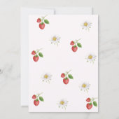 Een bessenzoet baby shower kaart (Achterkant)