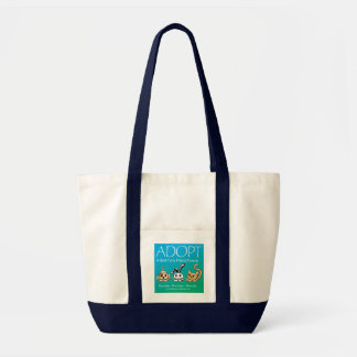 Een beste vriend voor altijd aannemen tote bag
