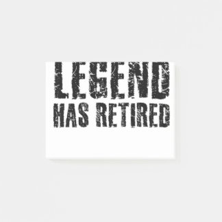 EEN BESTRIJDENDE LEGEND HEEFT DE T-shirt FOUT RETI Post-it® Notes