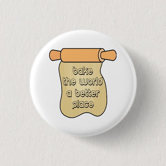 Een betere plek voor de wereld ronde button 3,2 cm (Voorkant)