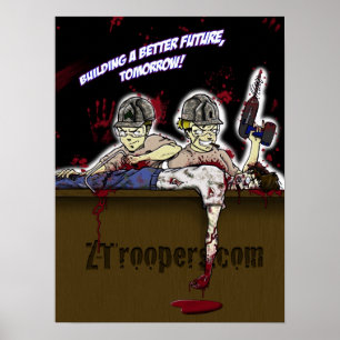 Een betere toekomst bouwen, morgen! Poster