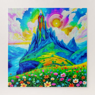 Een betoverend landschap legpuzzel