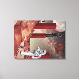 Een bezoek aan Mars Canvas Afdruk