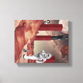 Een bezoek aan Mars Canvas Afdruk (Voorkant)