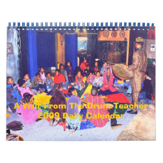 Een bezoek van de drumleraar 2009 dagagenda kalender