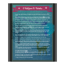 een bezoek van het Poster van St. Nicholas - Holid