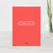 Een bibliothecaris kan… een notecard zijn! kaart (Achterkant)