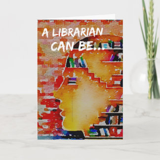 Een bibliothecaris kan… een notecard zijn! kaart
