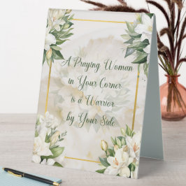 Een biddende vrouw (crème)