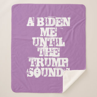 EEN BIDEN TOT DE TRUMP ZOND Sherpa Blanket Deken