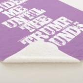 EEN BIDEN TOT DE TRUMP ZOND Sherpa Blanket Deken (3/4)