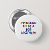 Een Big Brother worden Ronde Button 5,7 Cm (Voorkant /achterkant)