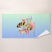 Een bij... mooie handdoek (Badhanddoek)