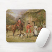 Een bijeenkomst in de drie duiven muismat (Met muis)