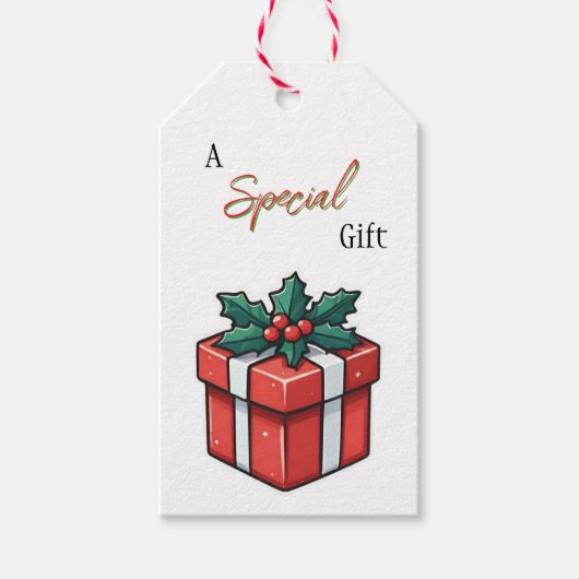 Een bijzonder cadeau - van/naar cadeaulabel (Voorkant)