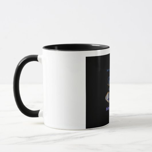 Een binaire code mok (Links)