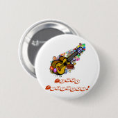 Een Birthday Uke Button! Ronde Button 5,7 Cm (Voorkant /achterkant)