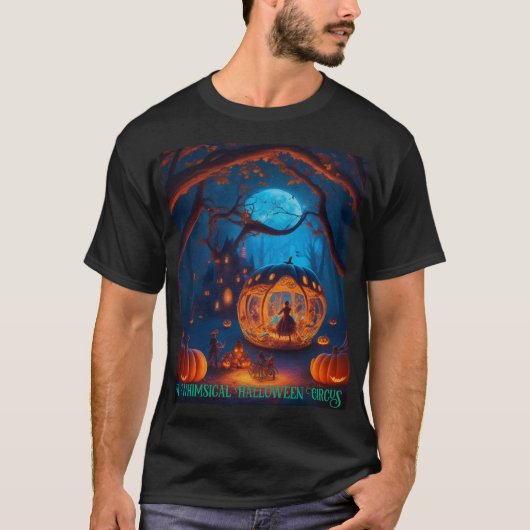 Een bizar Halloween circus T-shirt (Voorkant)
