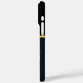 Een bizonboer staat trots in Golden Fields Case-Mate iPhone Case (Achterkant / Links)