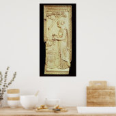 Een blad van de Symmachi Diptych Poster (Keuken)