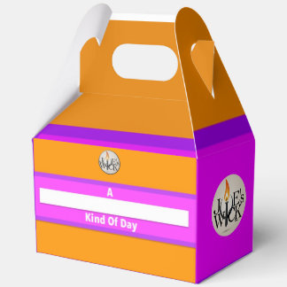 Een "blanco" soort dagdruk met Joe's Wick Logo Bedankdoosjes