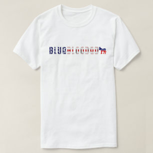 een blauw democratisch land . T-shirt