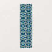 Een blauw en groen patroon met een witte achtergro visitekaartjes (Binnenkant ongevouwen)