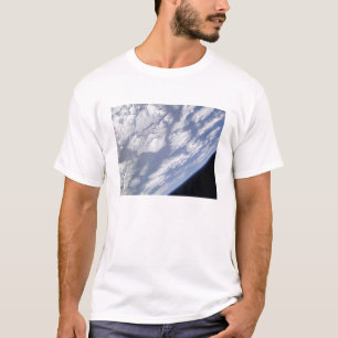 Een blauw en wit deel van de aarde t-shirt