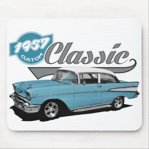 Een blauw Klassiek Muismat