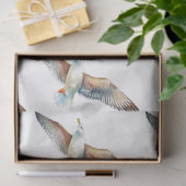 Een  blauw Nautisch Series Design 4 Tissuepapier (Geschenk)