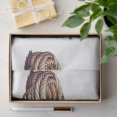 Een  blauw ontwerp uit de Nautical Series 10 Tissuepapier (Geschenk)