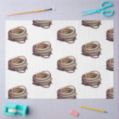 Een  blauw ontwerp uit de Nautical Series 10 Tissuepapier (Craft)