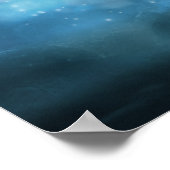 Een blauw Poster (Hoek)