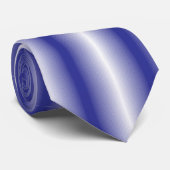 Een blauw-wit gestreepte achtergrond stropdas (Opgerold)