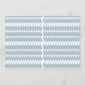 Een blauw-wit patroon met een witte achtergrond programma (Achterkant)