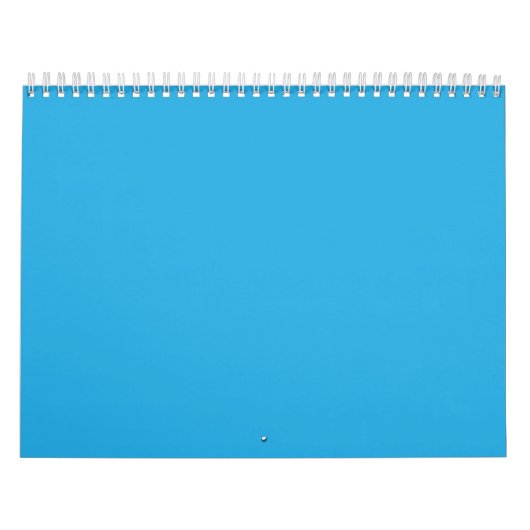 Een blauwe achtergrond met een kalender (Hoes)
