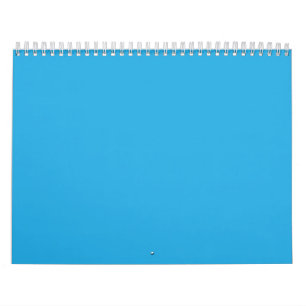 Een blauwe achtergrond met een kalender