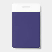 een blauwe achtergrond met een klok erop badge (Achterkant)