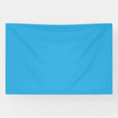 Een blauwe achtergrond met een spandoek (Horizontaal)
