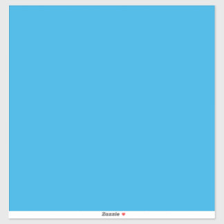 Een blauwe achtergrond met een sticker