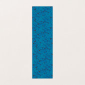 Een blauwe en zwarte achtergrond met een patroon visitekaartjes (Buitenkant ongevouwen)