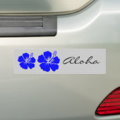 Een blauwe hemelbloem bumpersticker (Op auto)
