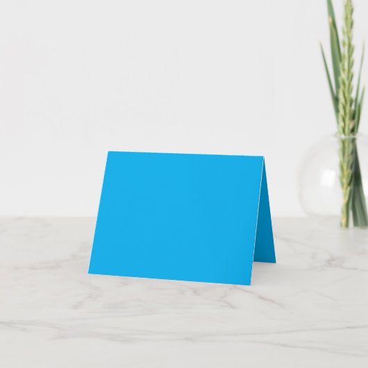 Een blauwe lucht met een vliegtuig dat in de lucht bedankkaart (Voorkant)