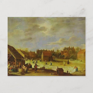 Een Bleekgrond van David Teniers van jongere Briefkaart